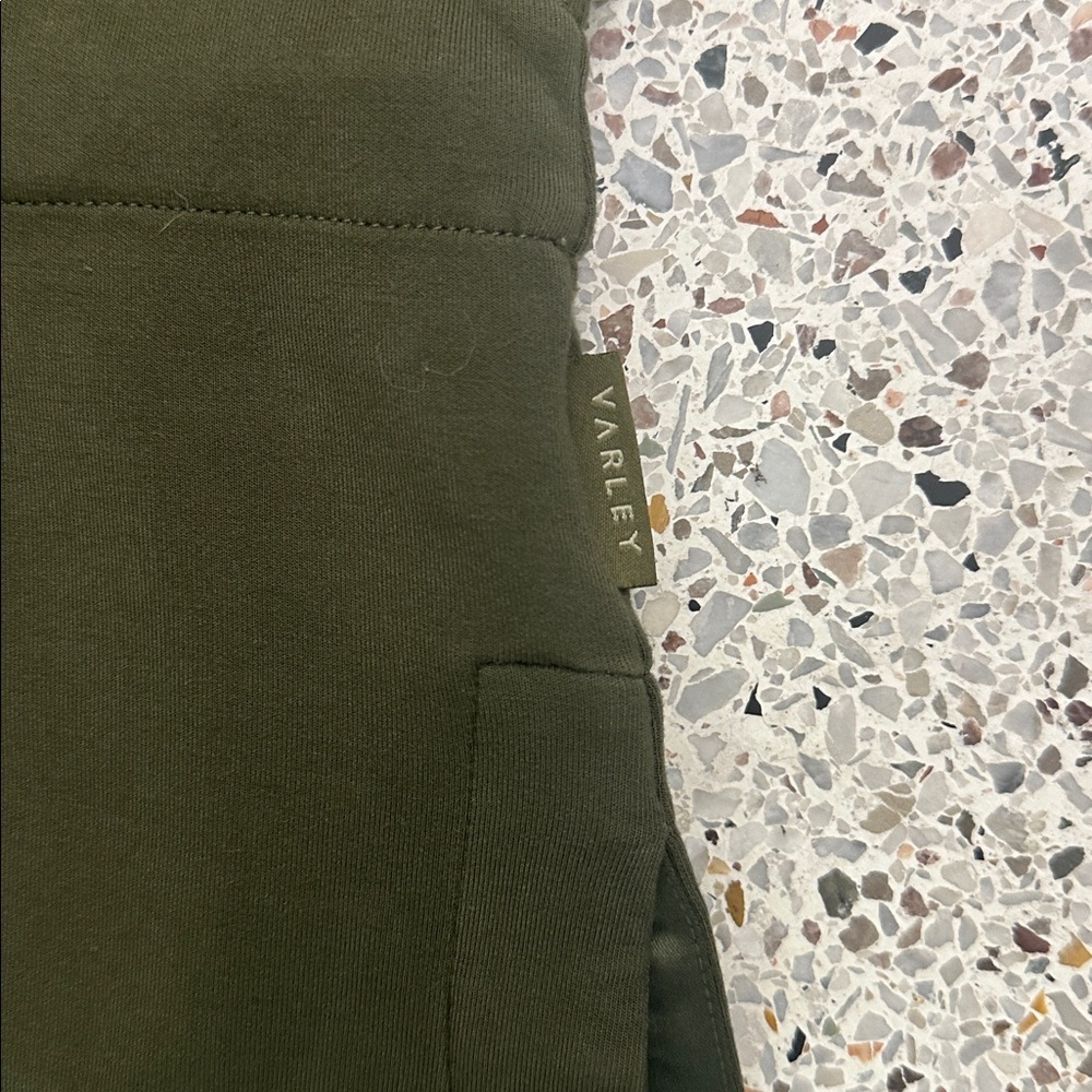 EUC Varley DoubleSoft olive green drawstring waist Freya sweatshirt Large L - Picture 5 of 8